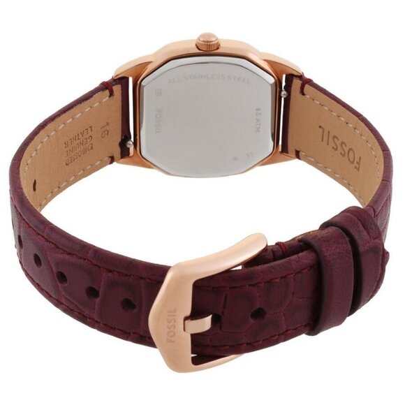 NWT Fossil Fashion Ladies Quartz Steel Authentic Watch - Picture 3 of 3